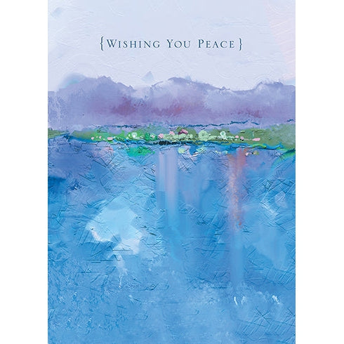 Blue Water- Sympathy Greeting Card