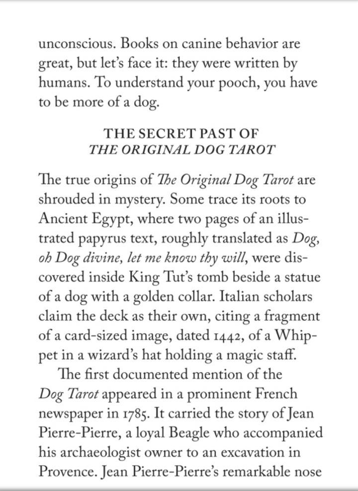 The Original Dog Tarot