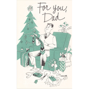 For You, Dad Holiday Greeting Card - Just Fabulous Palm Springs