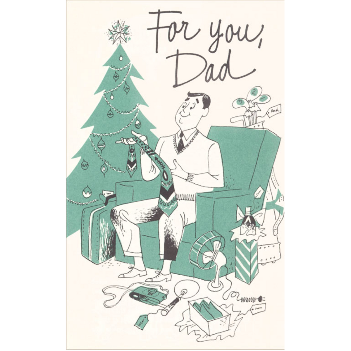 For You, Dad Holiday Greeting Card - Just Fabulous Palm Springs