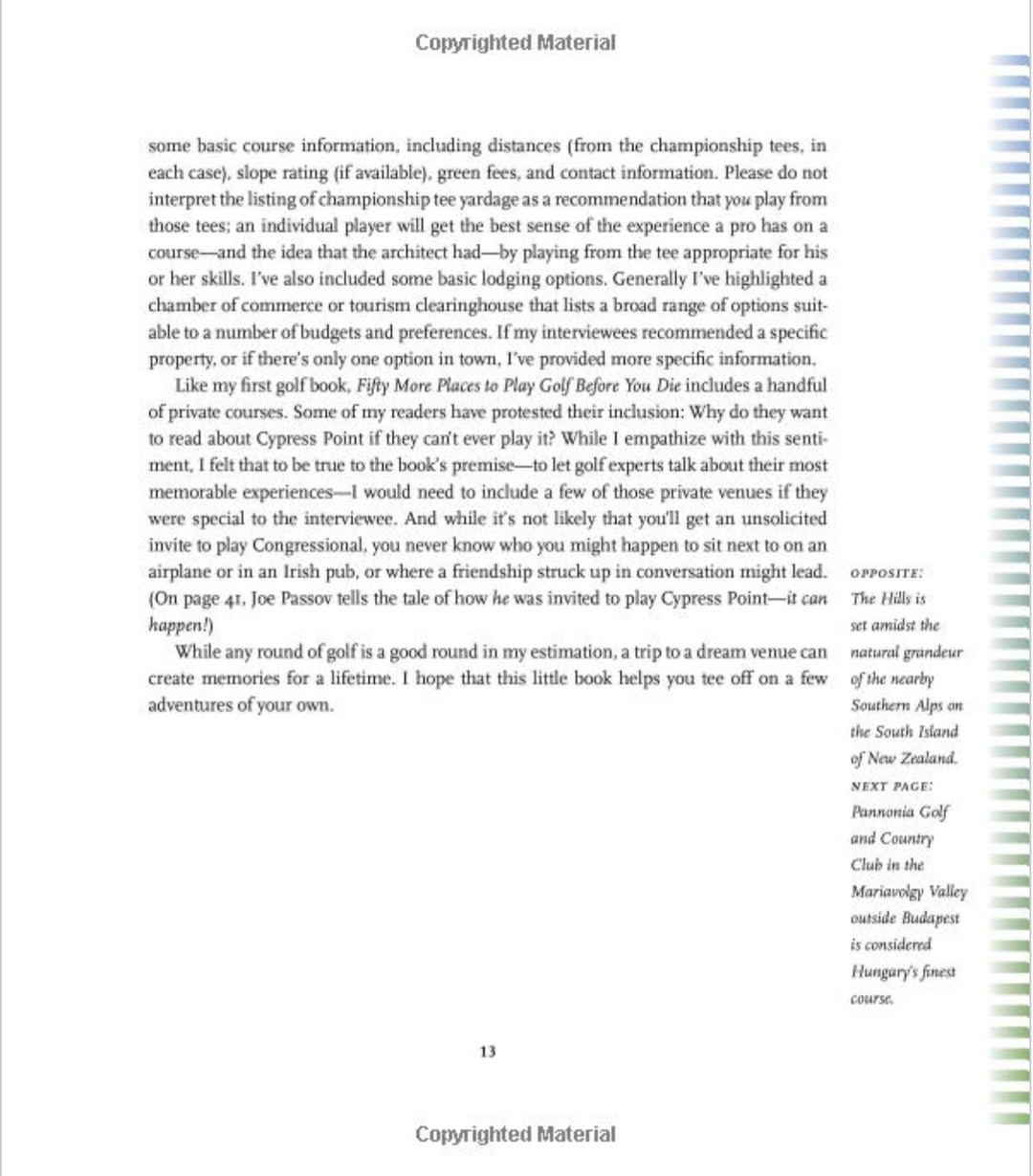 Fifty More Places To Play Golf Before You Die