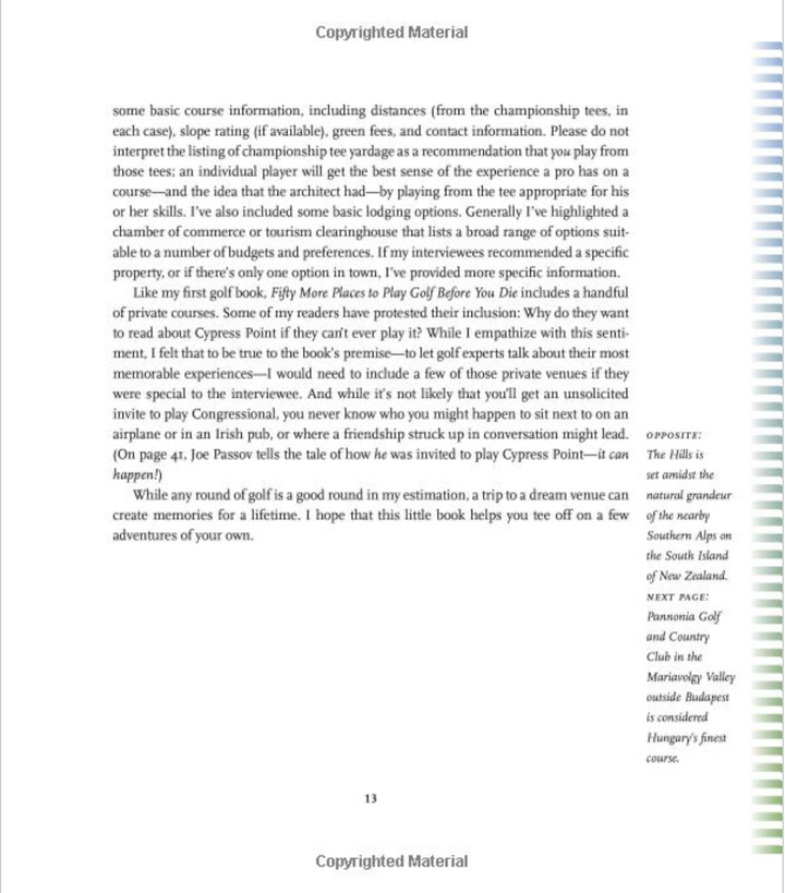 Fifty More Places To Play Golf Before You Die