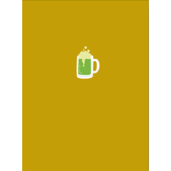 St. Patrick's Day Little Mug Greeting Card