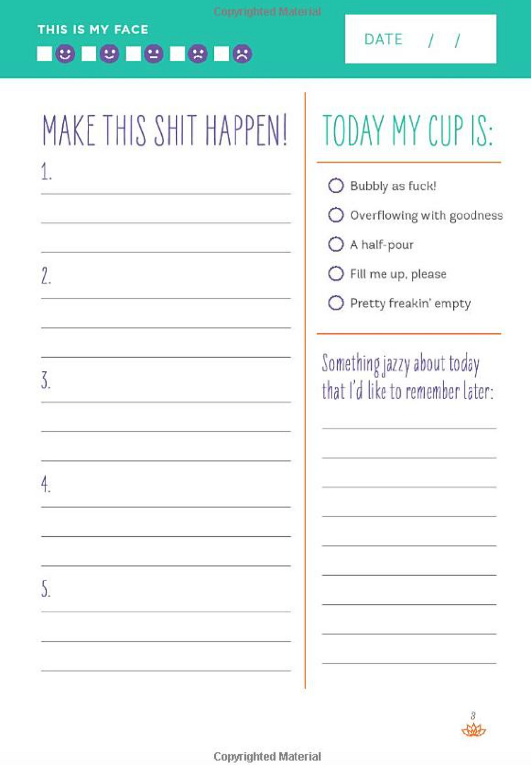 Get Sh*t Done: A Zen as F*ck Daily Planner - Just Fabulous Palm Springs