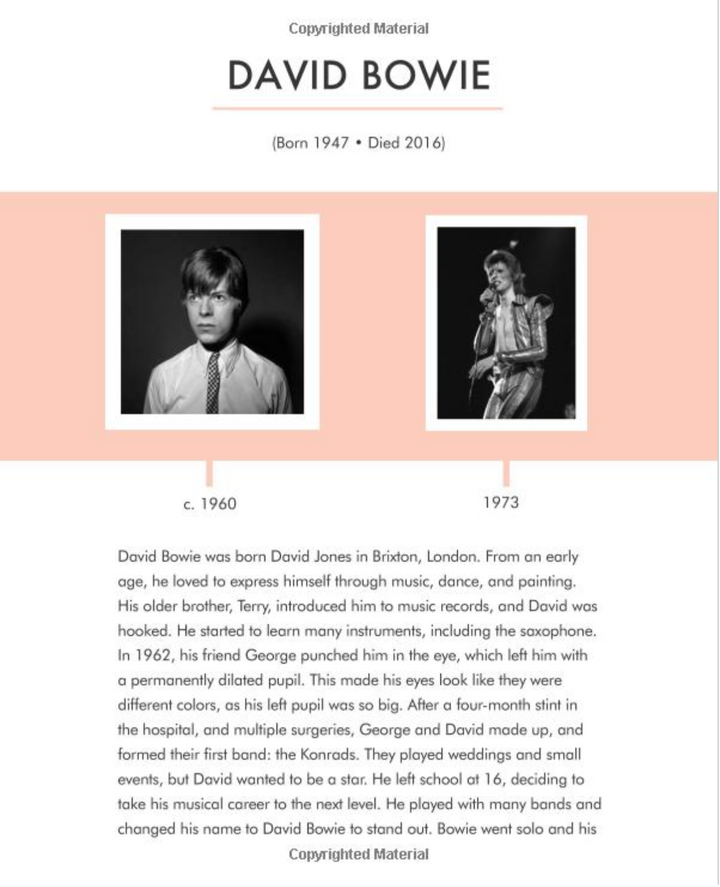 Little People, BIG DREAMS: David Bowie