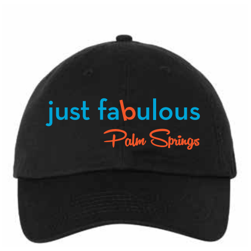 Just Fabulous Embroidered Cap - Black