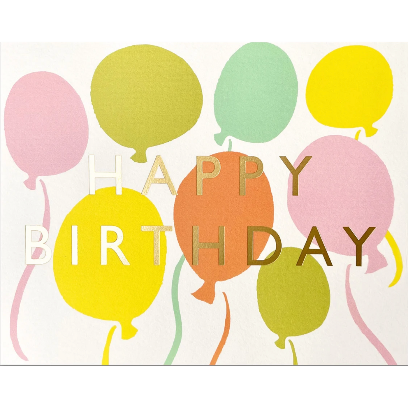 Bright Balloons Birthday Card