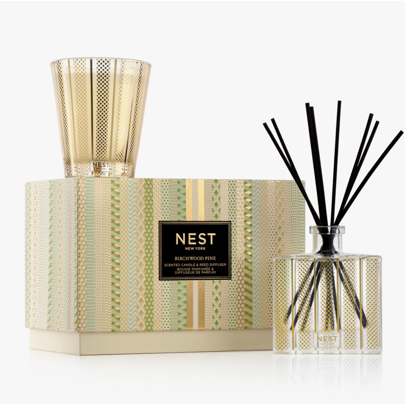 Birchwood Pine Candle and Diffuser Set