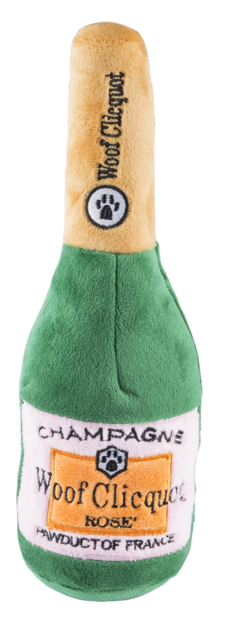 Woof Clicquot Rose' Champagne Bottle LG - Just Fabulous Palm Springs