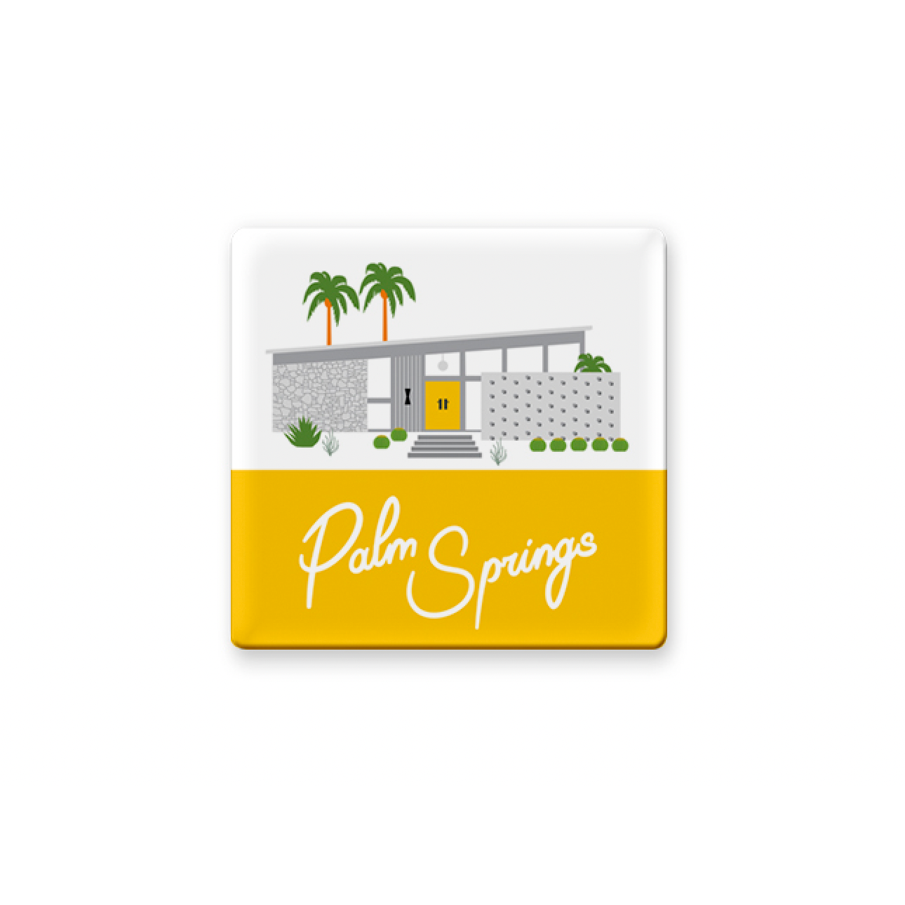 Yellow Door Modern House Palm Springs Magnet