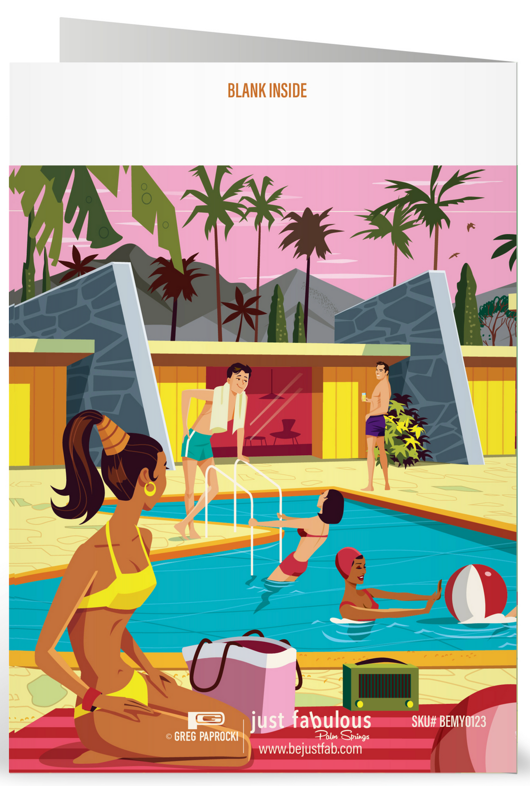 Greeting Card: Be My Valentine (Blank Inside)