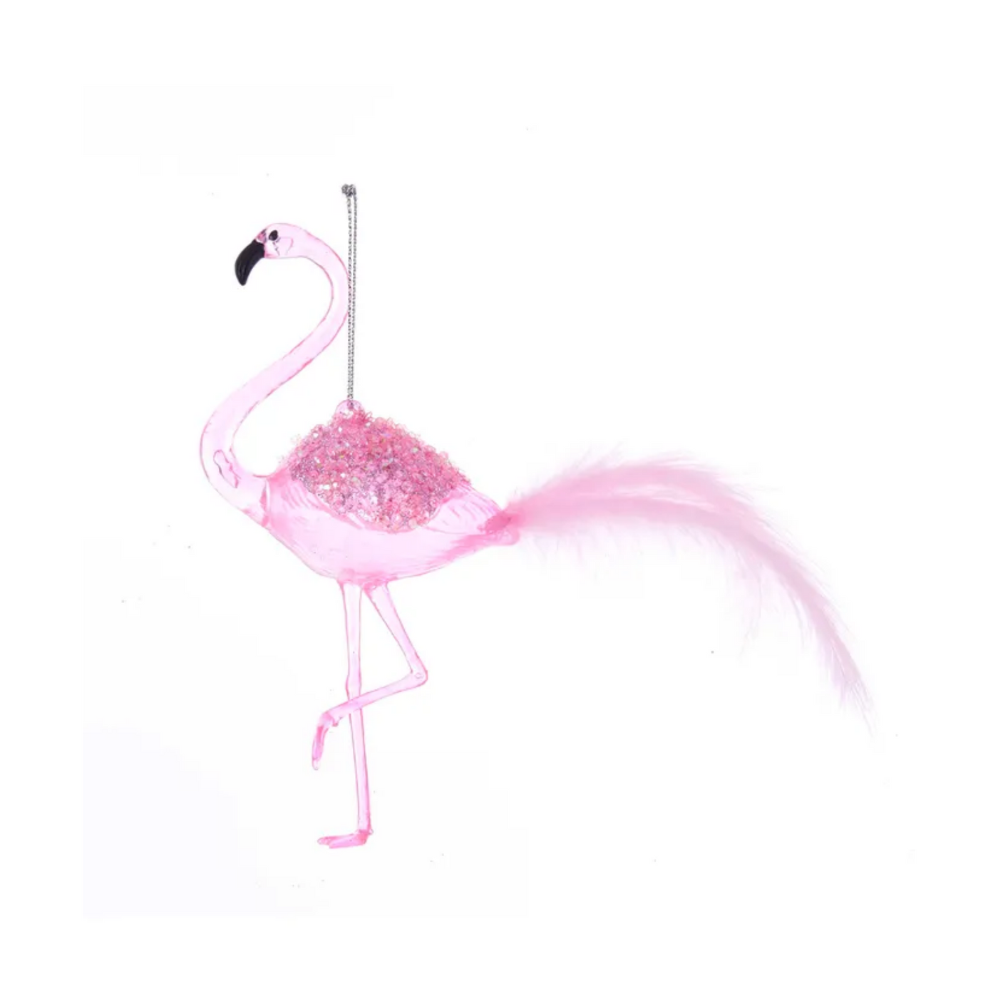 Pink Flamingo Ornament