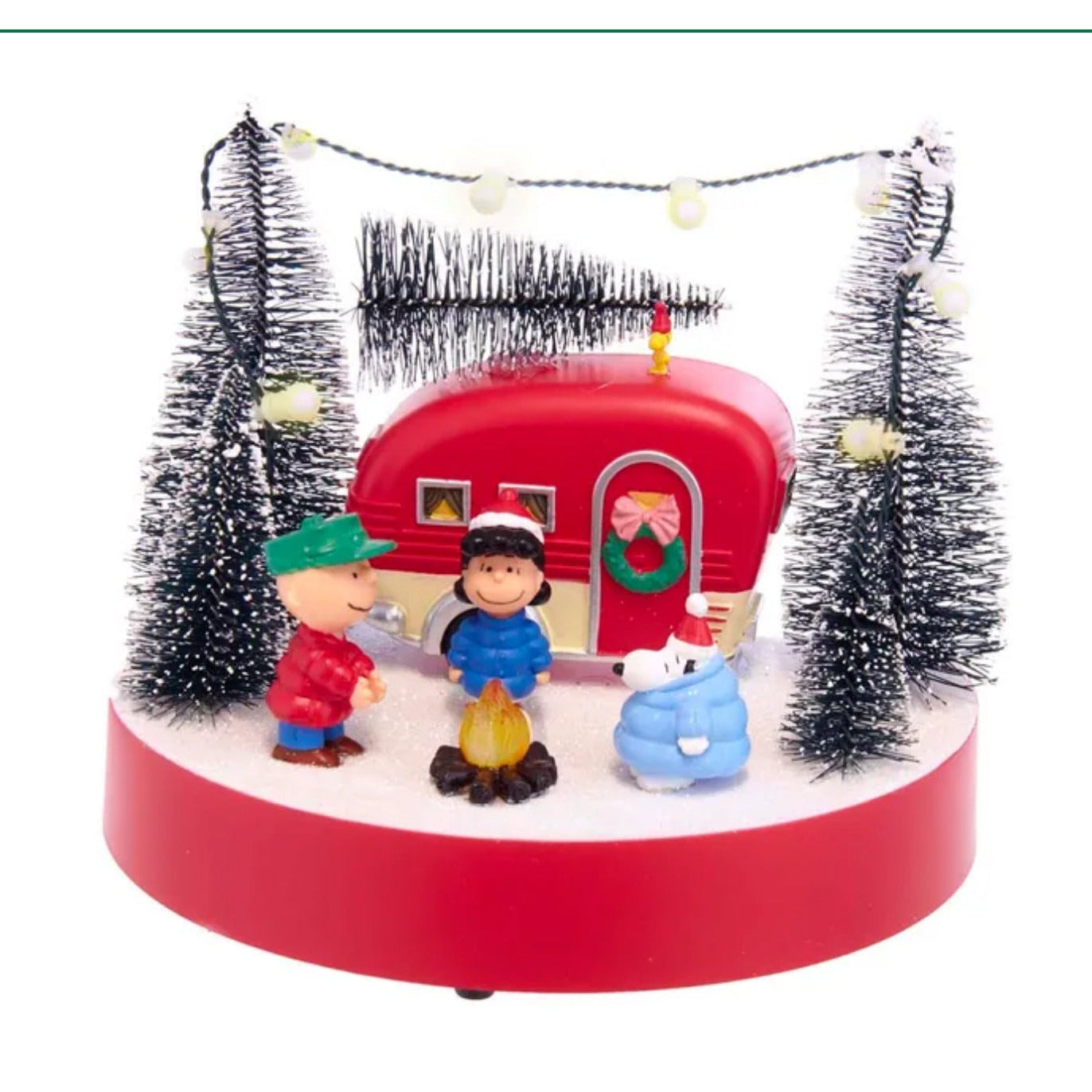 Peanuts© Battery-Operated Led Musical Camper Table Piece