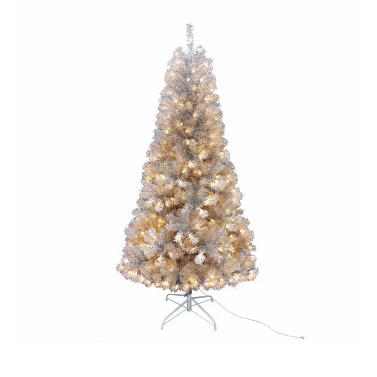 Silver Point Pine Christmas Tree -7' Pre-Lit - Just Fabulous Palm Springs