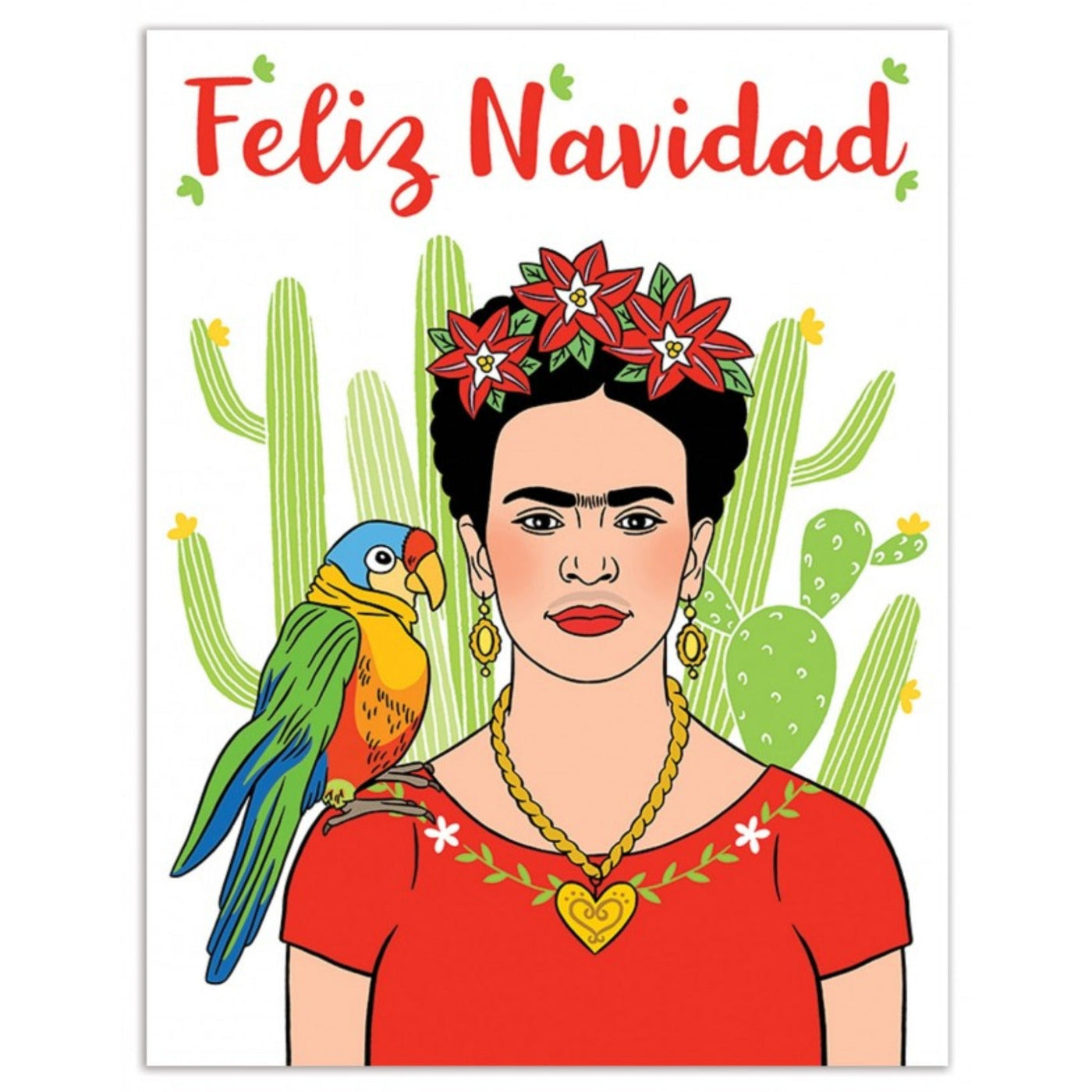 Holiday Card: Frida Kahlo - Artista Mexicana Feliz Navidad