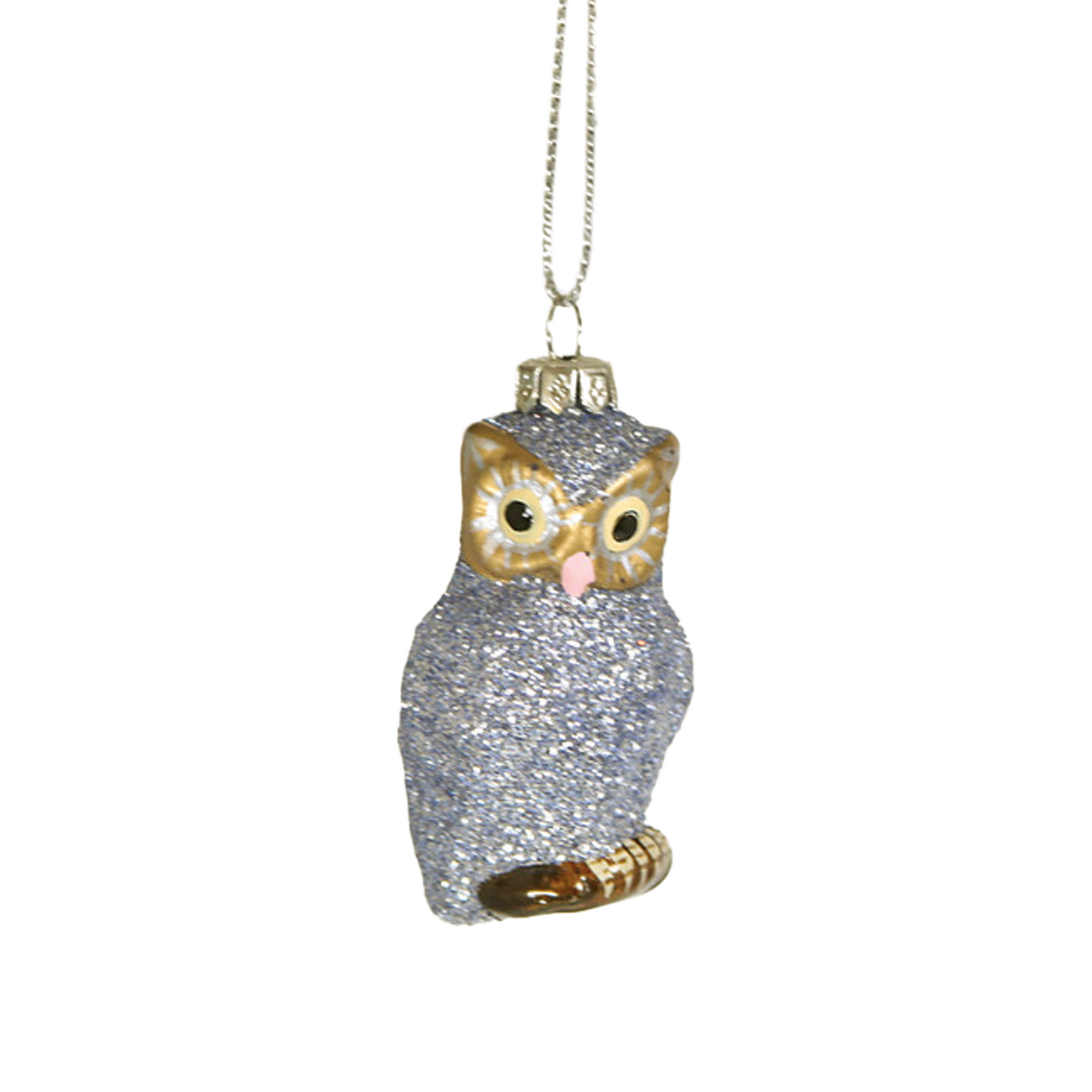 Tiniest Owl Frost Ornament - Silver