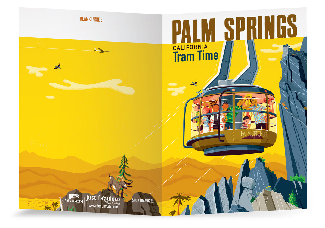 Greeting Card: Tram Time (Blank Inside)