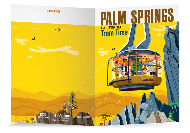 Greeting Card: Tram Time (Blank Inside)