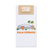 Orange Door Modern House Palm Springs Tea Towel - Just Fabulous Palm Springs
