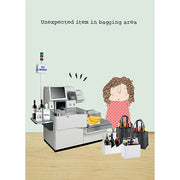 Unexpected Item In Bagging Area Birthday Card - Just Fabulous Palm Springs