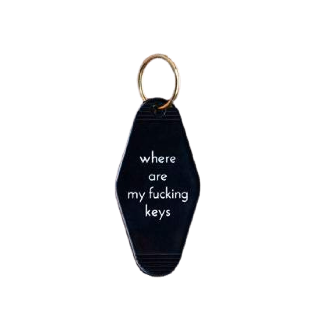 Where Are My Fucking Keys Key Tag