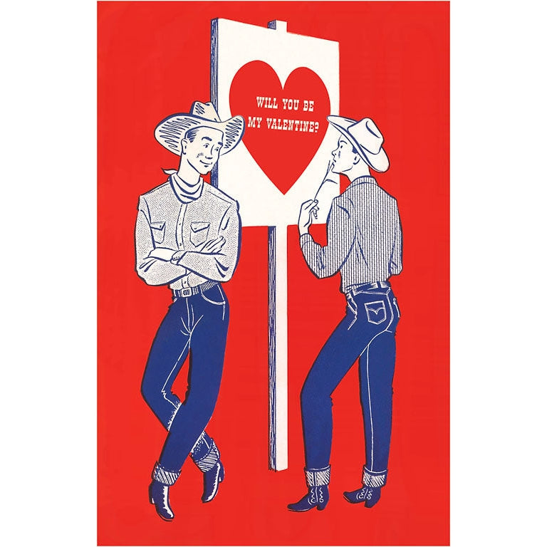 Cowboy Valentine Greeting Card