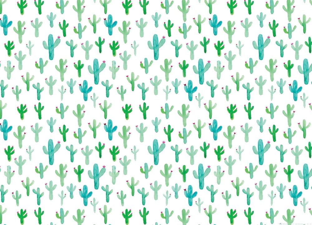 Cactus Gift Wrap Roll