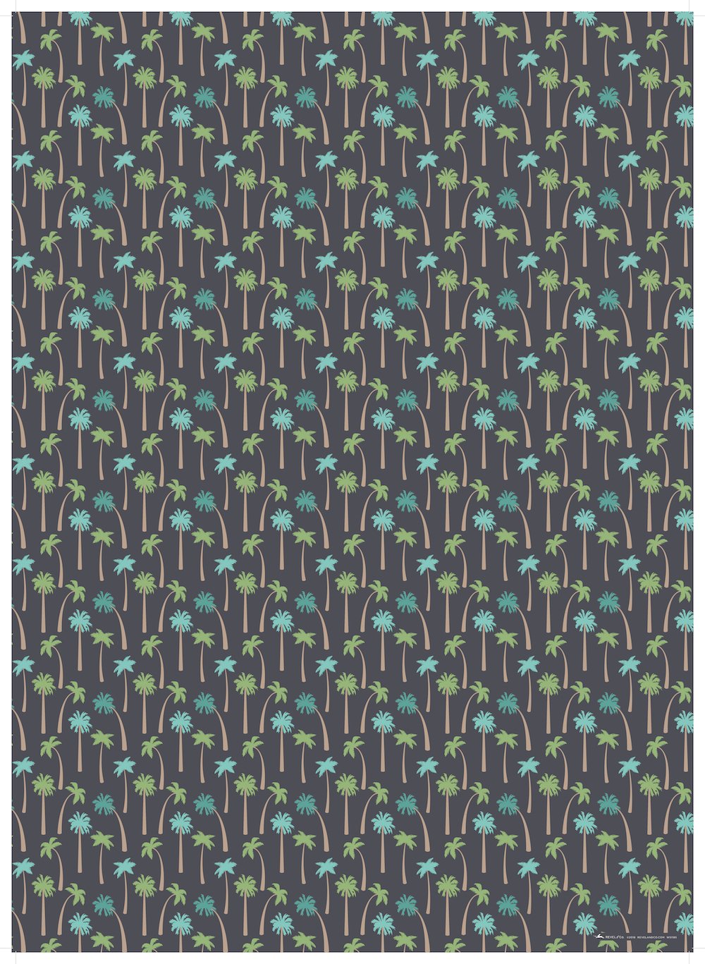 Palm Trees Gift Wrap Roll