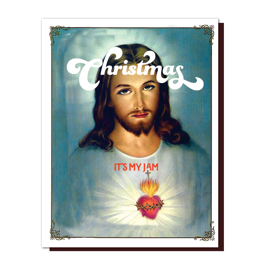 Jesus X-mas Jam Holiday Card - Just Fabulous Palm Springs