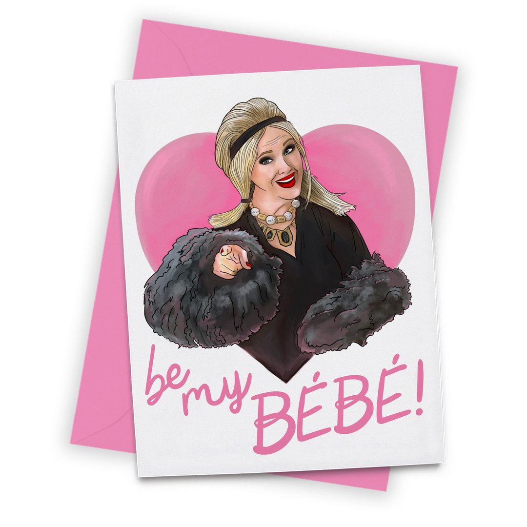 Schitt's Creek: Moira Be My Bebe Valentines Card