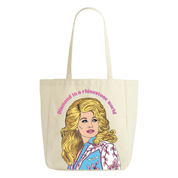 Tote Bag: Dolly Parton Diamond - Just Fabulous Palm Springs