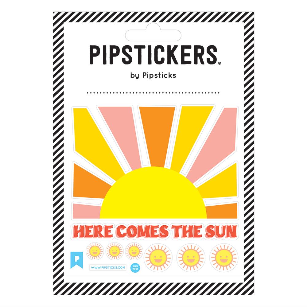 Fuzzy Here Comes The Sun Sticker Pack