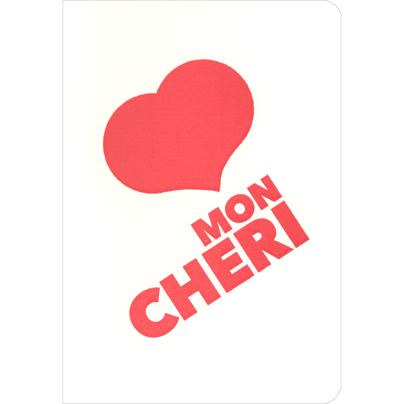 Mon Cheri Greeting card