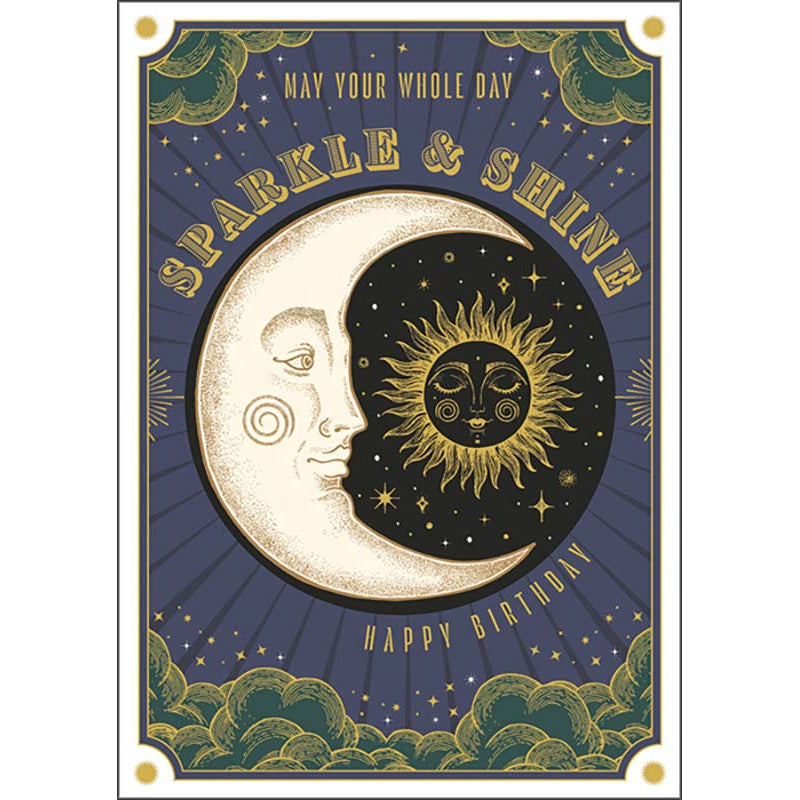 Moon Birthday Card