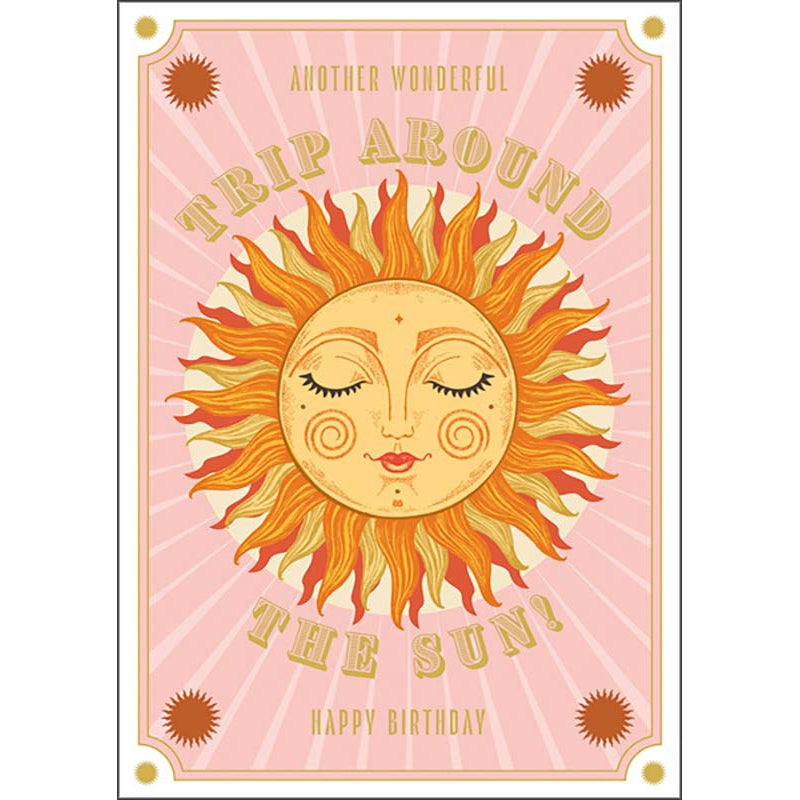 Sun Birthday Card