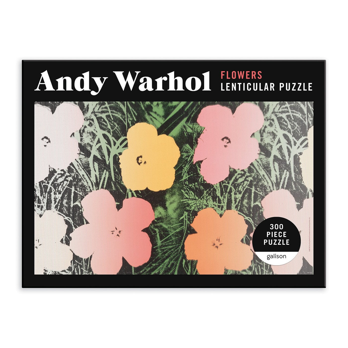 Andy Warhol: Flowers Lenticular Jigsaw Puzzle