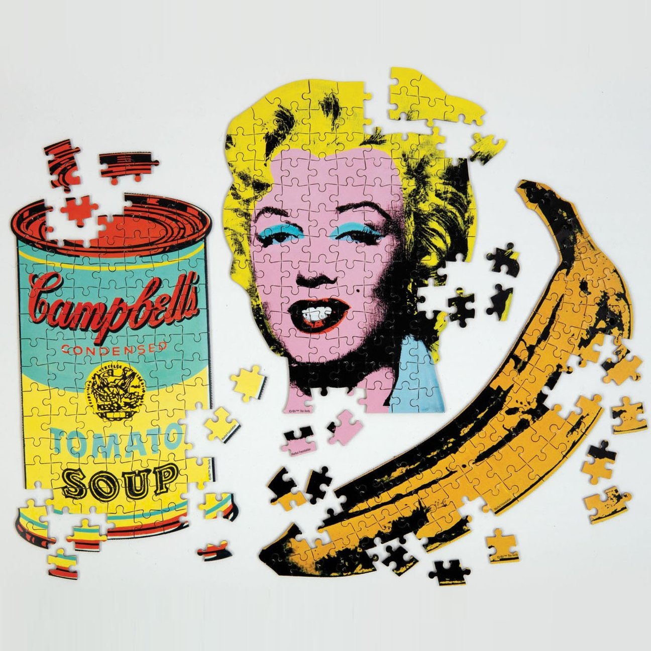 Andy Warhol: Banana Mini Shaped Puzzle