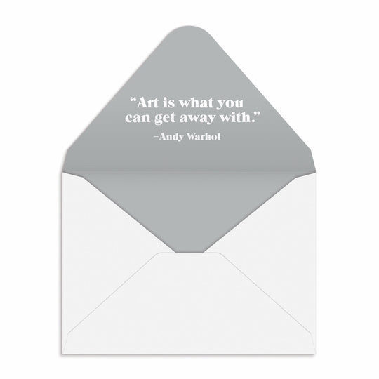 Andy Warhol: Shaped Notecard Set