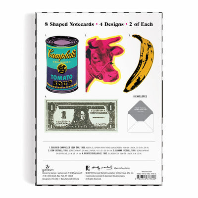 Andy Warhol: Shaped Notecard Set