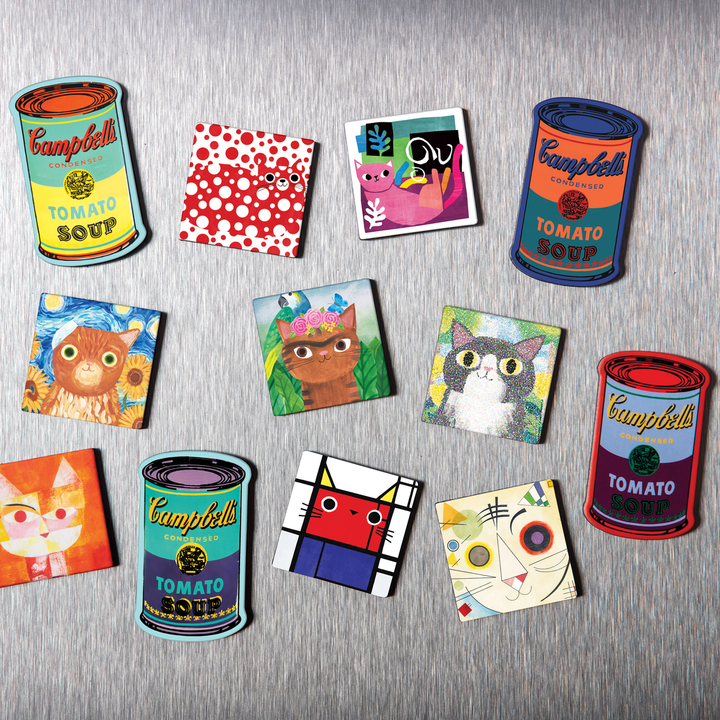 Andy Warhol: Soup Can Magnet Set