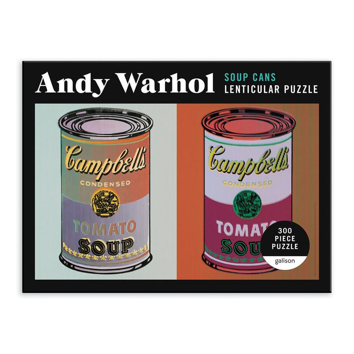 Andy Warhol: Soup Can Lenticular Jigsaw Puzzle - Just Fabulous Palm Springs