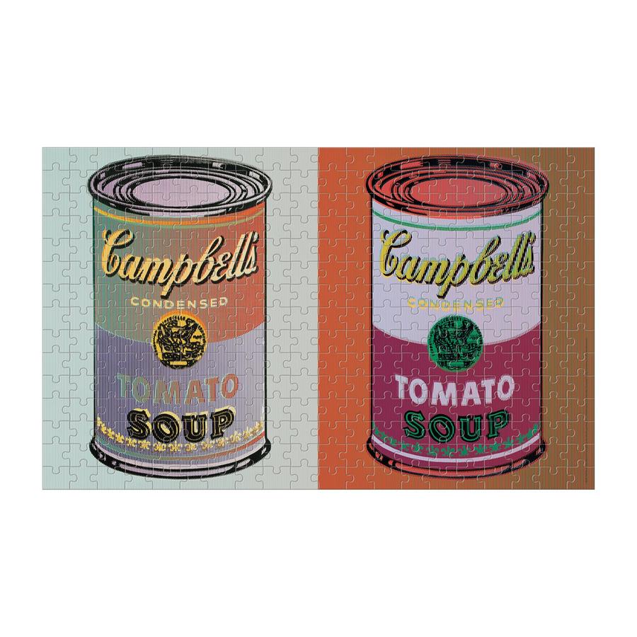 Andy Warhol: Soup Can Lenticular Jigsaw Puzzle