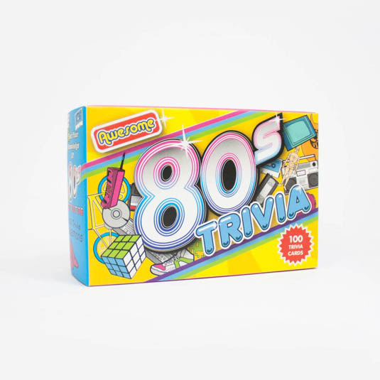 Awesome 80s Trivia Cards - Just Fabulous Palm Springs