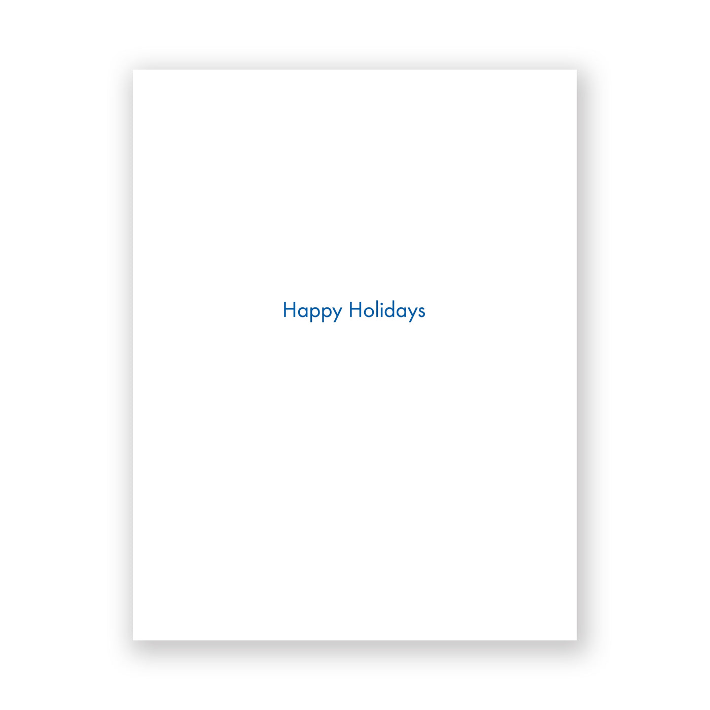 Snowflakes Holiday Card