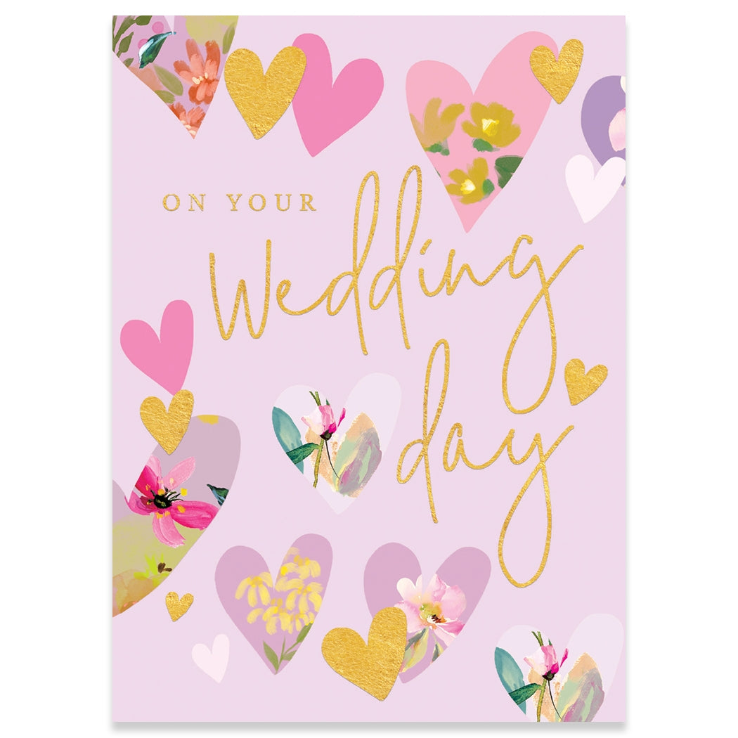 Hearts Wedding Greeting Card