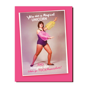 Magical Unicorn Greeting Card - Just Fabulous Palm Springs