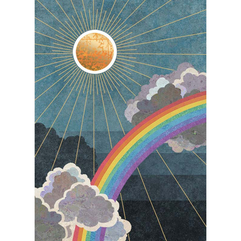 Rainbow Blank Greeting Card