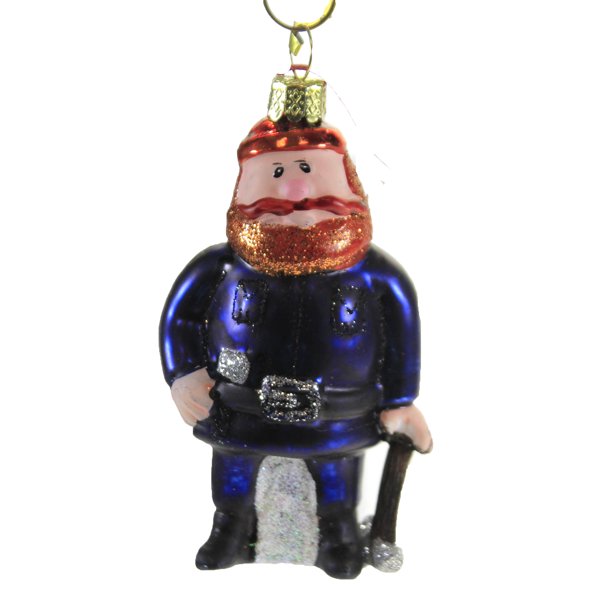 Retro Rudolph Characters Glass Ornament - Yukon