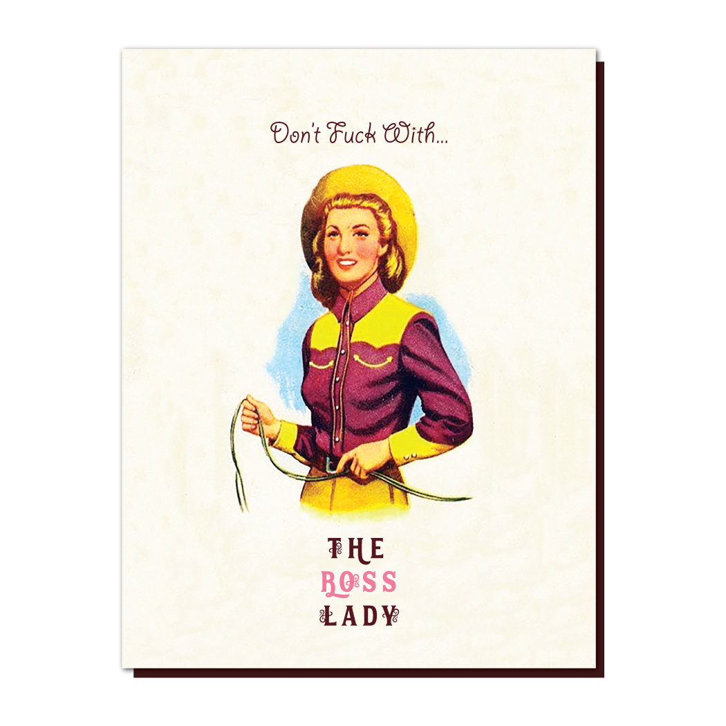 Boss Lady Greeting Card