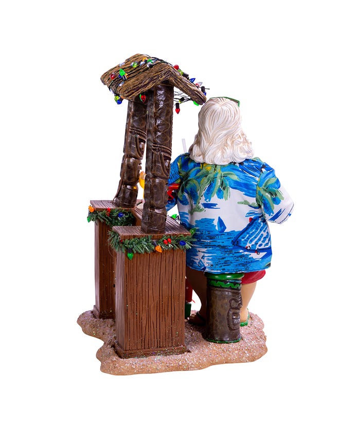 Tiki Bar Santa